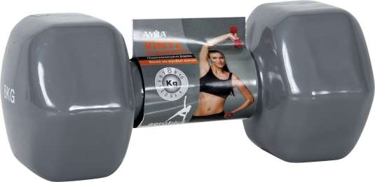 AMILA Vinyl Dumbbell 8Kg 44122