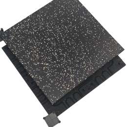 Viking Πάτωμα Γυμναστηρίου Διπλής Επίστρωσης με άσπρες Κουκίδες 100 x 100 x 2 εκατοστά