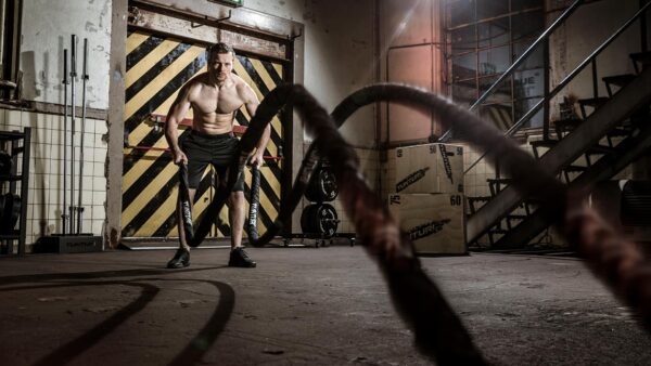 Tunturi Pro Battle Rope 15m με κάλλυμα προστασίας - Image 3