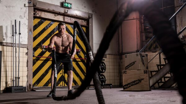 Tunturi Pro Battle Rope 15m με κάλλυμα προστασίας - Image 9