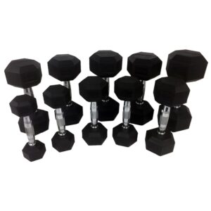 Tunturi Σετ 10 ζεύγη αλτήρων Hexagon 1 έως 10kg