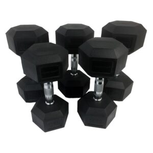 Tunturi Σετ 5 ζεύγη αλτήρων Hexagon 12 έως 20kg