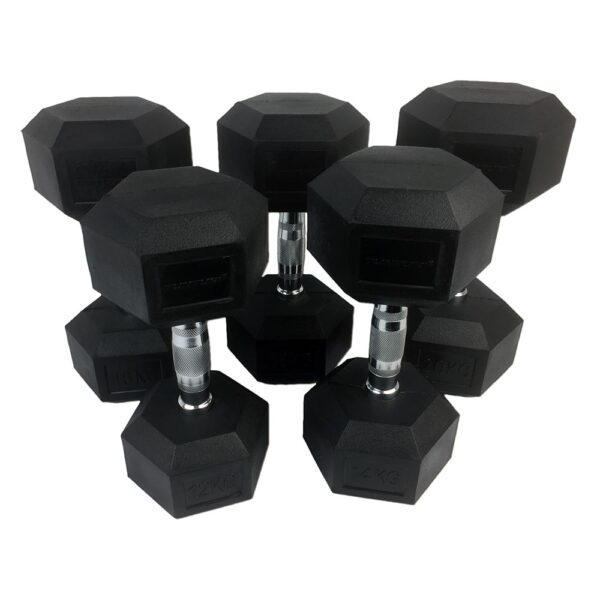 Tunturi Σετ 5 ζεύγη αλτήρων Hexagon 12 έως 20kg