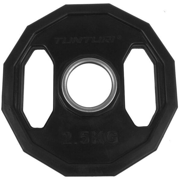Tunturi Σετ Ολυμπιακών Δίσκων 2,5kg με λάστιχο 50mm ζεύγος - Image 2