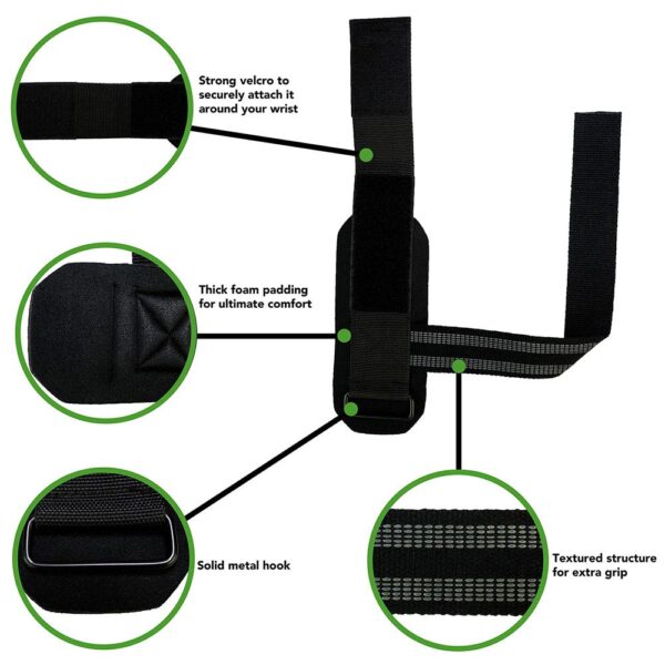 Tunturi Power Lifting Straps Pro Ιμάντες άρσης βαρών - Image 3