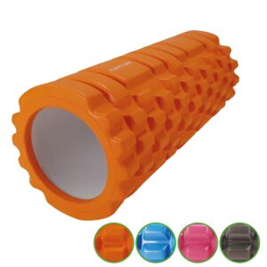 Tunturi Yoga Foam Grid Roller 33cm πορτοκαλί