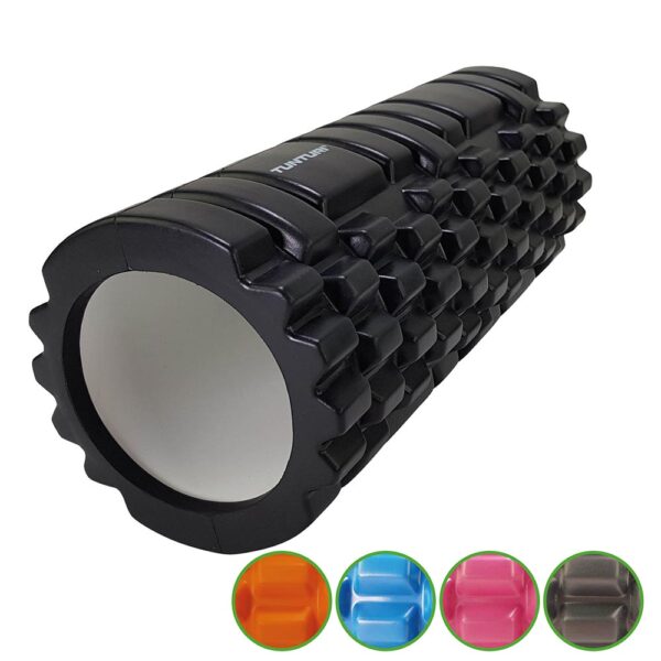 Tunturi Yoga Foam Grid Roller 33cm μαύρο - Image 3