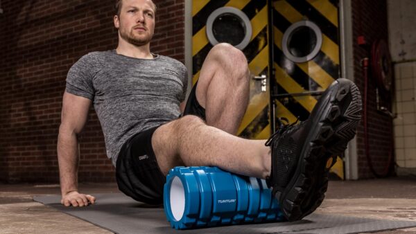 Tunturi Yoga Foam Grid Roller 33cm μπλε - Image 14