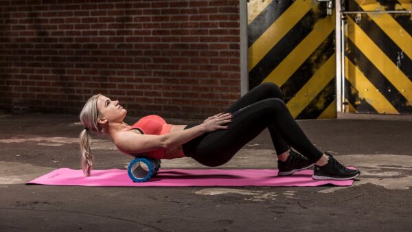 Tunturi Yoga Foam Grid Roller 33cm μπλε - Image 15