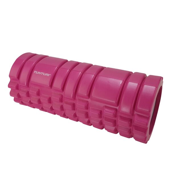 Tunturi Yoga Foam Grid Roller 33cm ροζ - Image 5