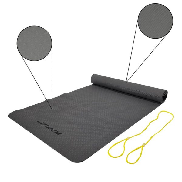 Tunturi Στρώμα Yoga Ανθρακί TPE 61x183cm 3mm - Image 16