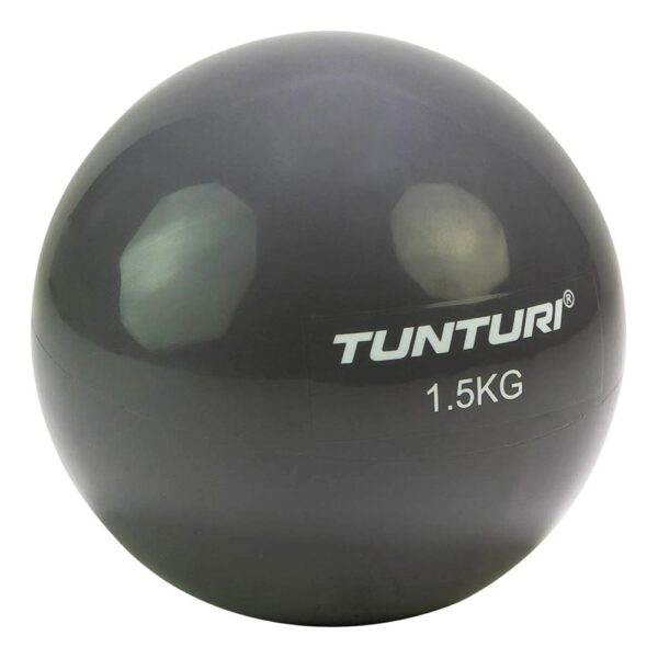 Tunturi Μπάλα Βάρους 1,5kg Yoga Ανθρακί