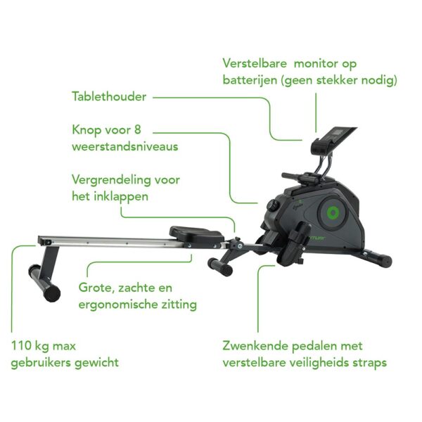 Tunturi Cardio Fit R30 Κωπηλατική - Image 7