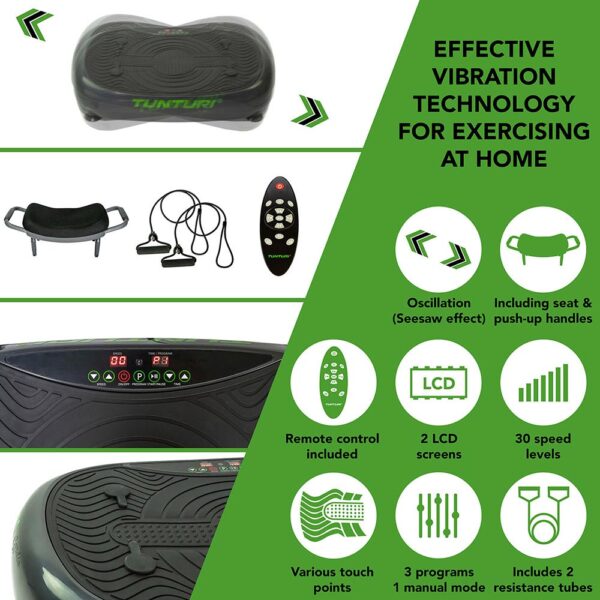 Tunturi Cardio Fit V20 Πλατφόρμα Δόνησης - Image 16