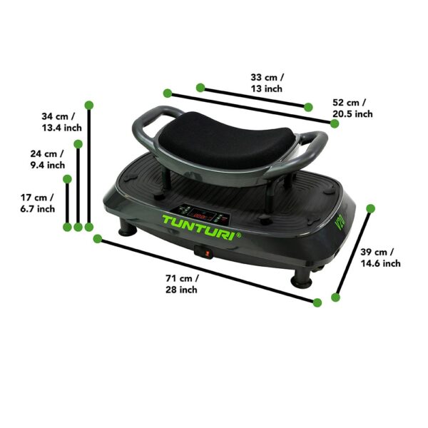 Tunturi Cardio Fit V20 Πλατφόρμα Δόνησης - Image 10