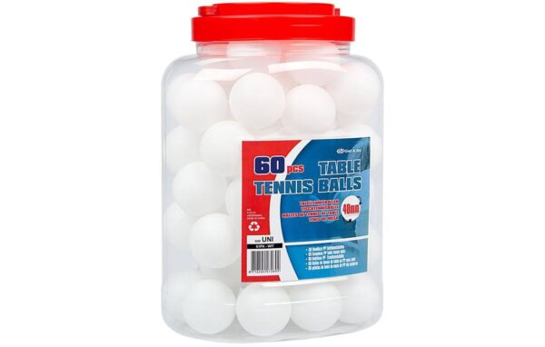 get go tt μπαλάκια ping pong λευκά 60 τεμάχια 61pk