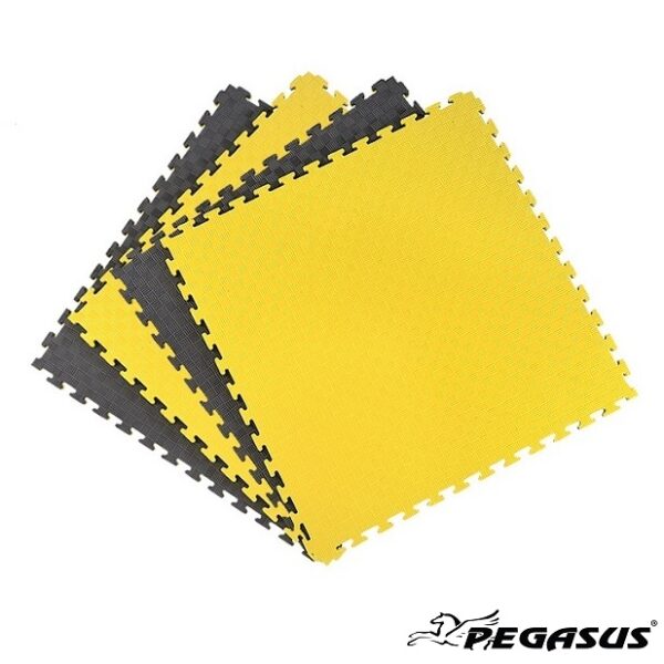 Δάπεδο προστασίας Puzzle EVA (Μαύρο/Κίτρινο) 2.0cm (Β-4100-20)