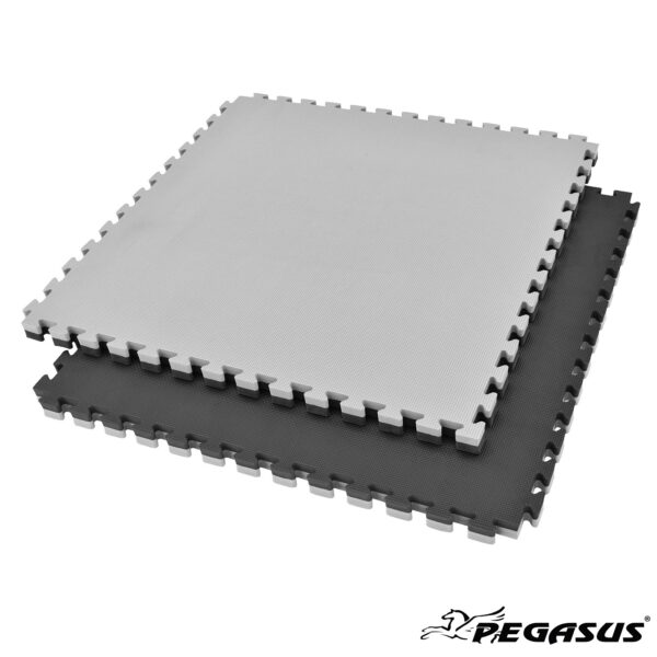 Δάπεδο προστασίας Puzzle EVA (Μαύρο/Γκρι) 3.0cm (Β-4100-30)