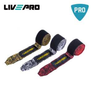 Επίδεσμος Καρπού/Χεριού LivePro (B 8605) Μαύρο / Λευκό