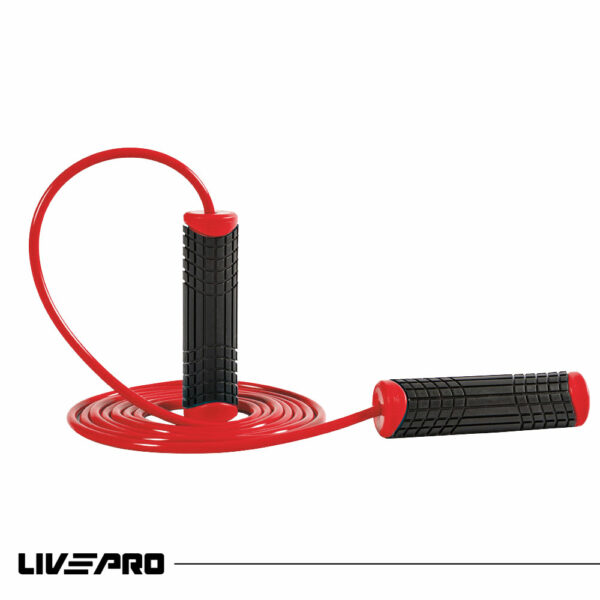 Live Pro Σχοινάκι Skipping PVC (Μαύρο/Μπλε) (Β-8286) - Image 3