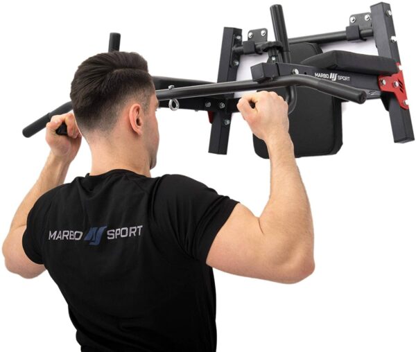 multifunctional wallmounted dip station with pull up bar 2in1 marbo mh u205 3 af4851de cd5a 41ff 951f 909d6f0c8c15