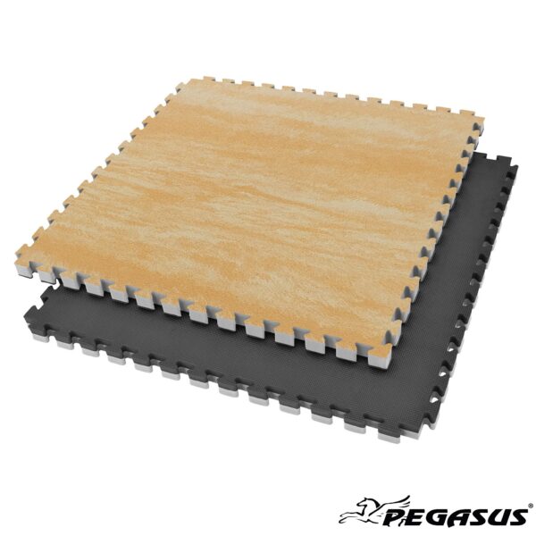 Δάπεδο προστασίας Puzzle EVA (Μαύρο/Πορτοκαλί) 2.5cm (Β-4100-25)
