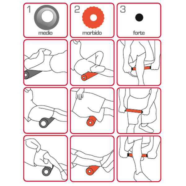Foam Roller 3 σε 1 AHF-091 Toorx - Image 3
