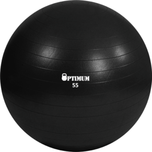 GYM BALL 75CM (ΜΑΥΡΗ) ANTI-BURST 1300GR OPTIMUM