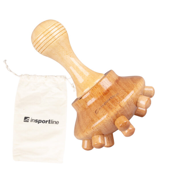 Wooden Mushroom Massager inSPORTline Rostas - Image 3