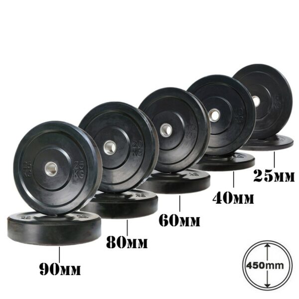 RUBBER BUMPER PLATE 25kg OPTIMUM - Image 8