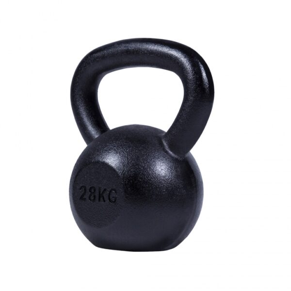 KETTLEBELL 28KG BLACK MAT OPTIMUM - Image 3