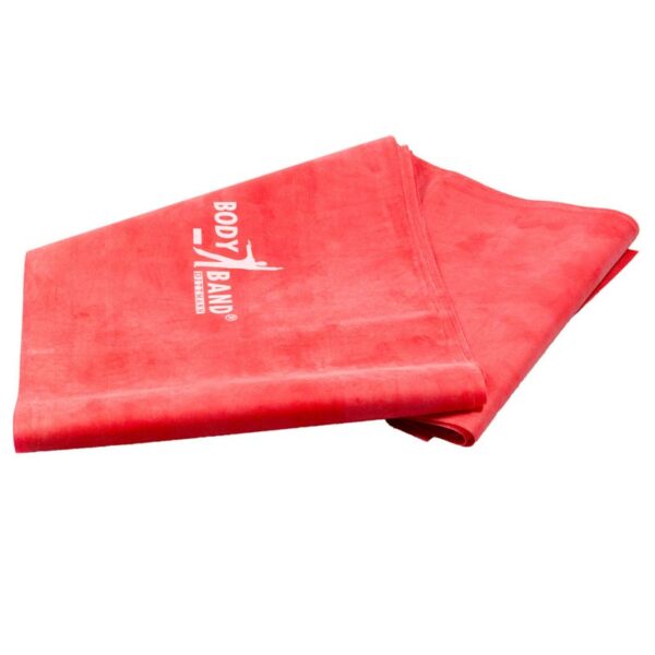 Λάστιχο Γυμναστικής Μαλακό Κορδέλα GM BODY BAND 2.5m x 14.5cm Κόκκινο