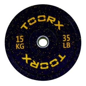 Ολυμπιακός Δίσκος Bumper Crumb 15kg 45cm Toorx