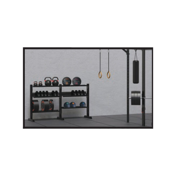 Stand RB-3R105 Alone Rack with 3 shelves 120 cm TOORX - Image 2
