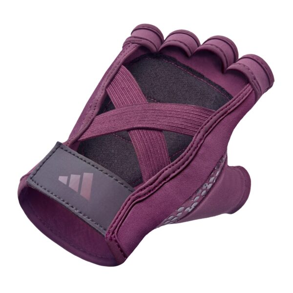 Γυναικεία Κοφτά Γάντια Γυμναστικής Adidas "Victory Crimson" ADGB-15021 - Small - Image 3