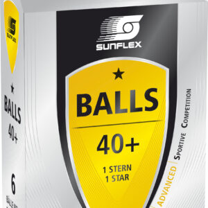 Μπαλάκια Ping Pong Sunflex Advanced PVC 6 Τεμάχια