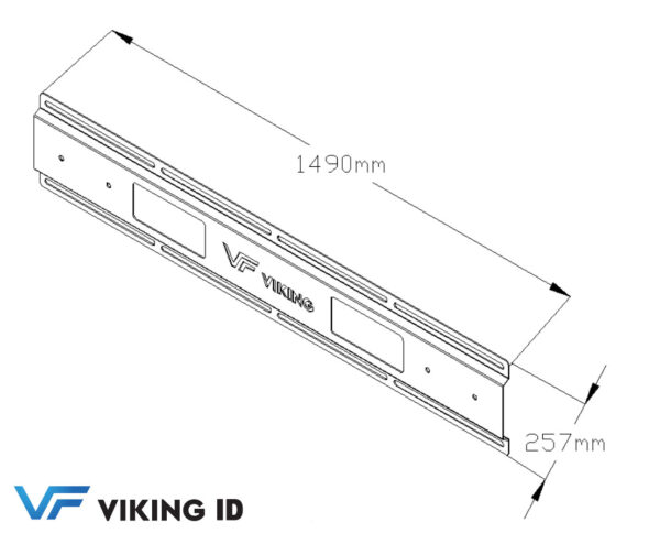 Viking FR-004 Αναδιπλούμενο Επιτοίχιο Power Rack - Image 3