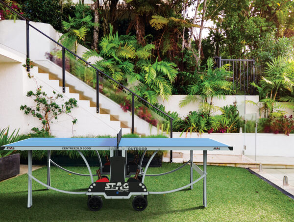 Τραπέζι Ping Pong Stag Centerfold 5000 μπλε Εξωτερικού χώρου 42802 - Image 5