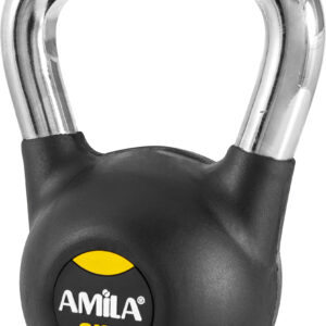 AMILA Kettlebell Rubber Cover Cr Handle 8kg (44496)