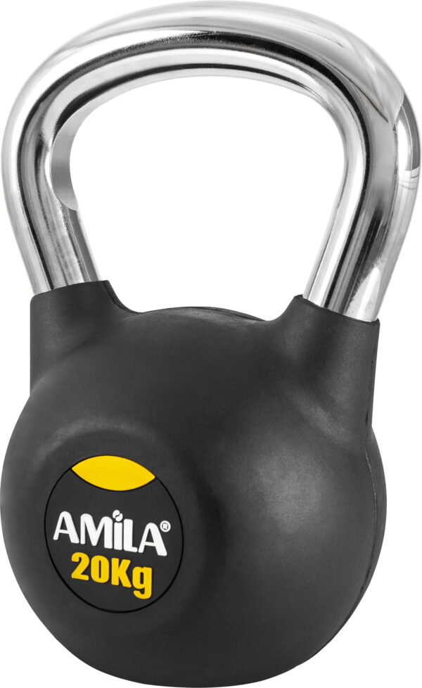 AMILA Kettlebell Rubber Cover Cr Handle 20Kg (44499)