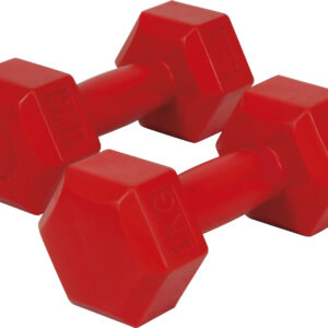 Αλτήρας Εξάγωνος Plastic Series 1,00Kg (Ζευγάρι)