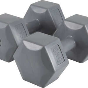Αλτήρας Εξάγωνος Plastic Series 5,00Kg (Ζευγάρι) AMILA 44536