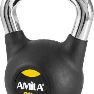 AMILA Kettlebell Rubber Cover Cr Handle 6Kg (44571)
