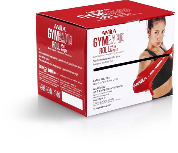 Λάστιχο AMILA GymBand Ρολό Πολύ Σκληρό - Image 3