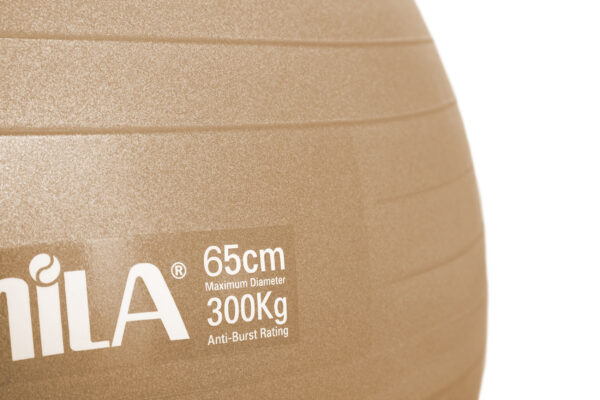 Μπάλα Γυμναστικής AMILA GYMBALL 65cm Χρυσή Bulk - Image 2