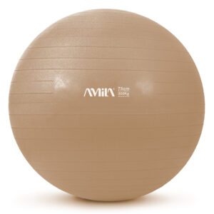 Μπάλα Γυμναστικής AMILA GYMBALL 75cm Χρυσή Bulk