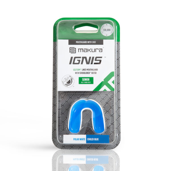 Προστατευτικό Μασελάκι Makura Ignis Λευκό/Μπλε SR - Image 2