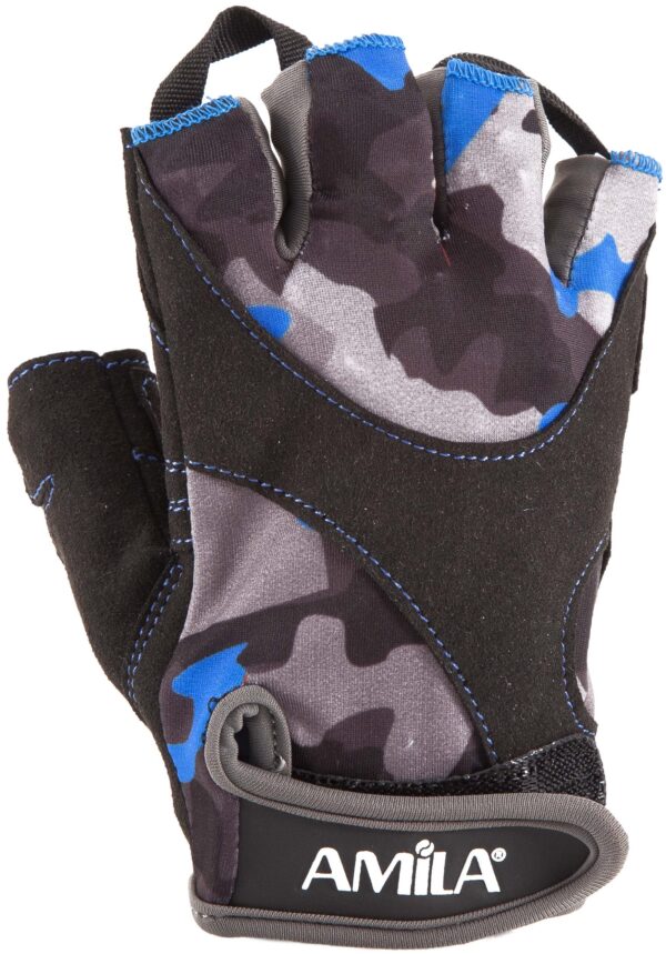 Γάντια Άρσης Βαρών AMILA Amara Lycra CamoBlue L 8330603