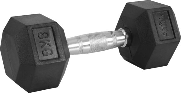 Amila Αλτήρας Εξάγωνος Rubber Cover Class A - 8,0Kg (84538)