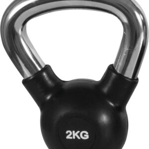 Kettlebell Rubber Cover Cr Handle 2Kg (90452)